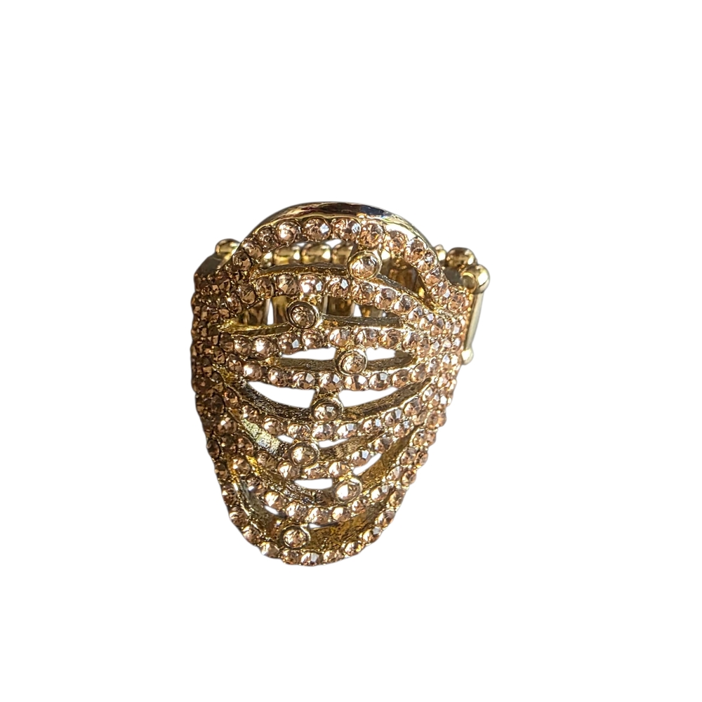 Gold Statement Stretch Ring